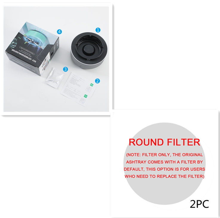 Cendrier purificateur d'air avec élimination de fumée et purification par anions - Appareil portable pour voiture