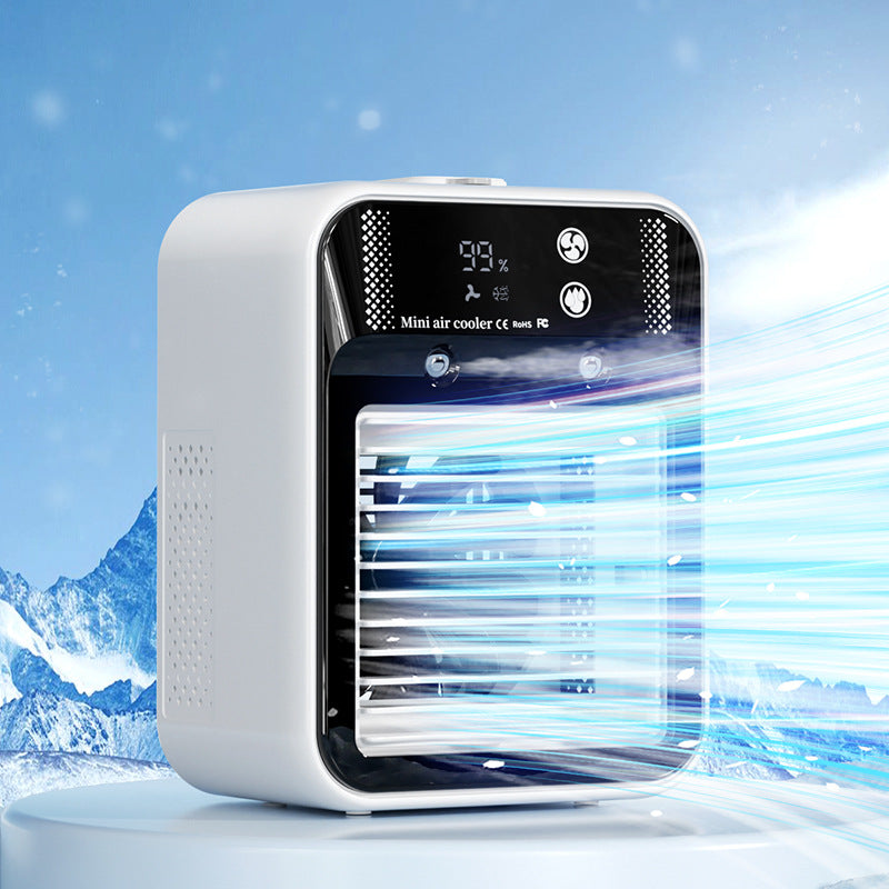 Climatiseur, ventilateur de refroidissement d'air, ventilateur à eau, climatisation pour chambre, bureau, climatiseur portable pour voiture