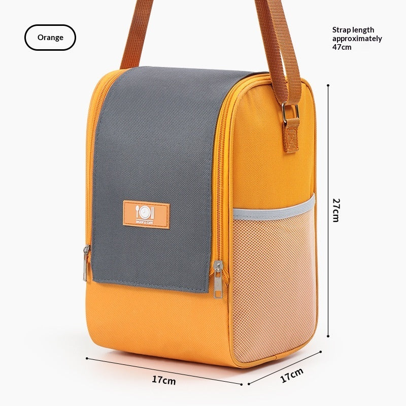 Sac lunch isotherme en tissu Oxford – Isolation aluminium