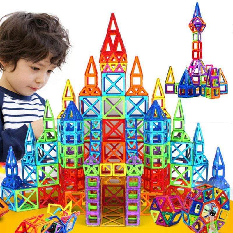 Blocs de construction magnétiques à monter soi-même, jouets magnétiques pour enfants, ensemble de construction design, cadeaux pour enfants