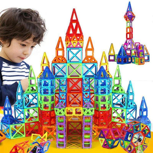 Blocs de construction magnétiques à monter soi-même, jouets magnétiques pour enfants, ensemble de construction design, cadeaux pour enfants