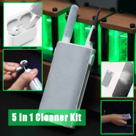 Kit de nettoyage d'écran 5 en 1 pour appareil photo, téléphone, tablette, ordinateur