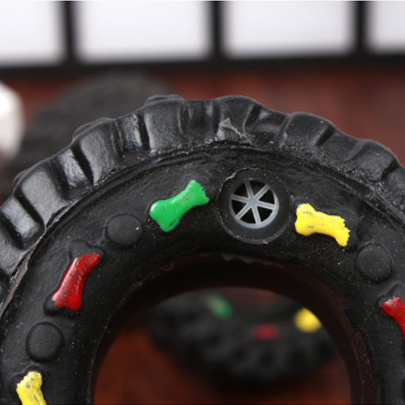 Jouets pour chiens à colle Small Tire Pet Vociations