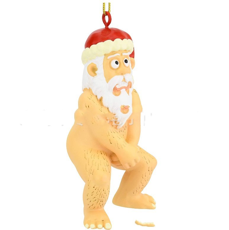 Décoration en résine Père Noël nu