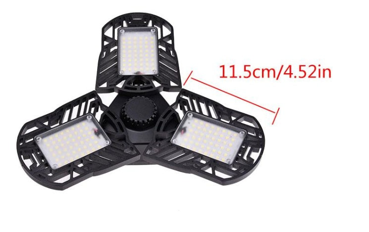 Lampe déformable générale pour garage, éclairage radar, entrepôt, lampe industrielle, éclairage domestique haute intensité