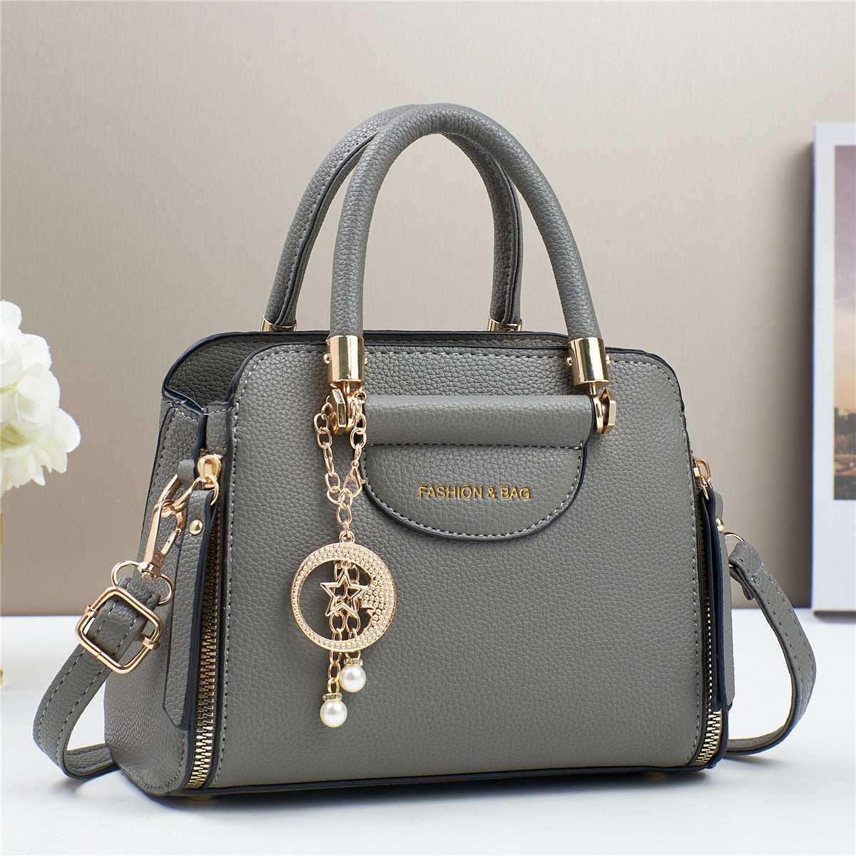 Sac bandoulière minimaliste urbain grande capacité – Style occidental