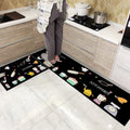 Tapis de sol de cuisine long et résistant à l'huile