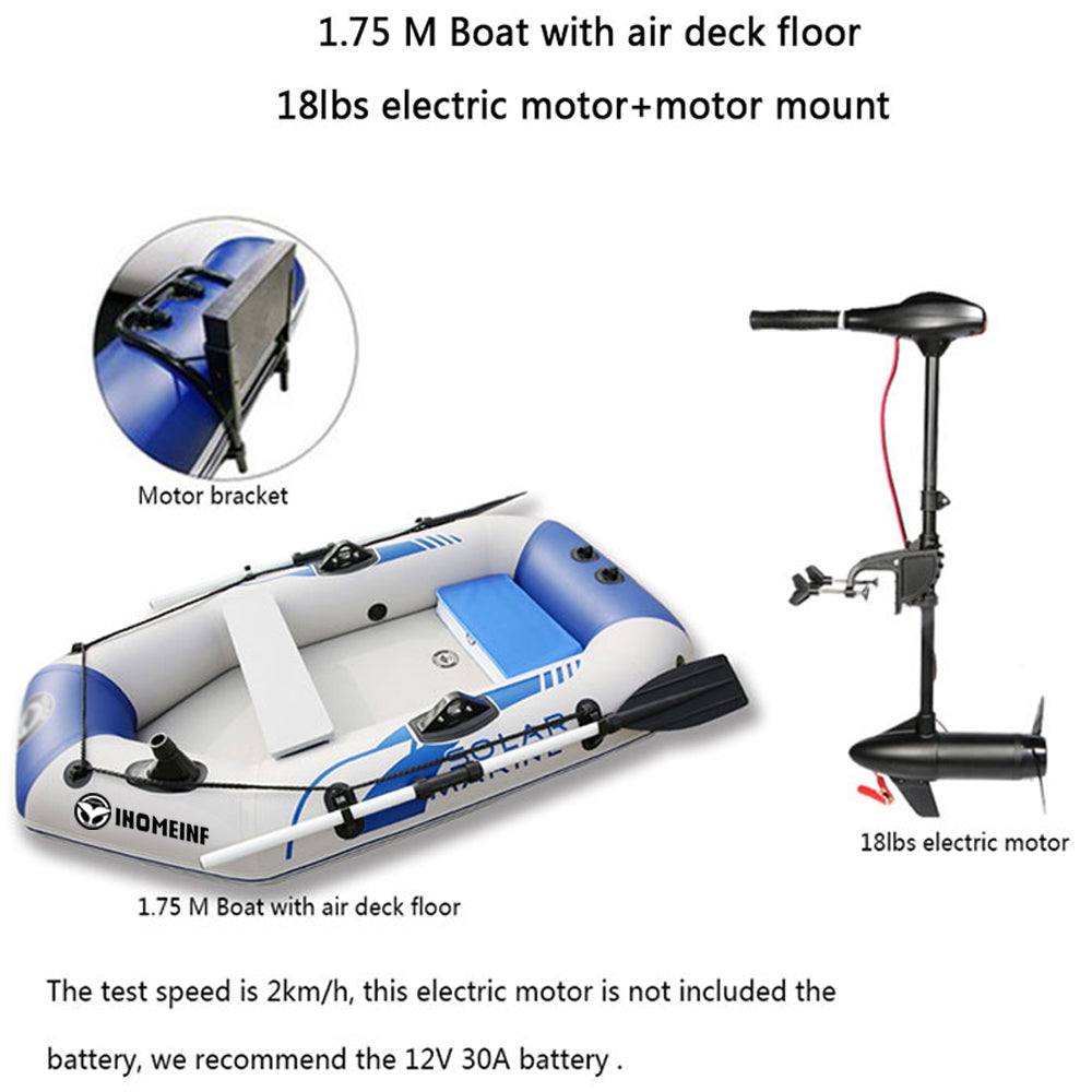 Bateau pneumatique à fond rigide renforcé, bateau à moteur, kayak, bateau nu