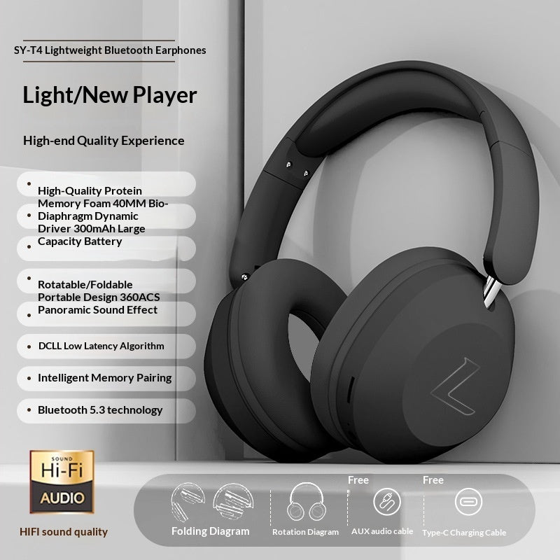 Casque audio Bluetooth sans fil pour jeux vidéo