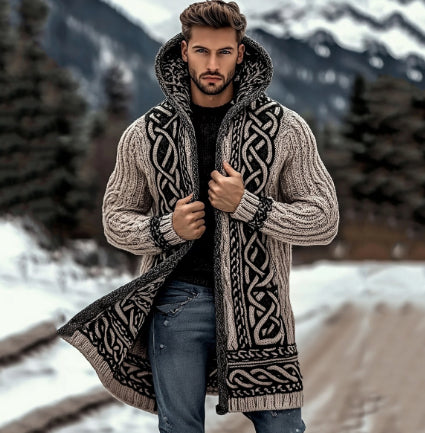 Nouvelle veste cape décontractée à capuche imprimée en 3D