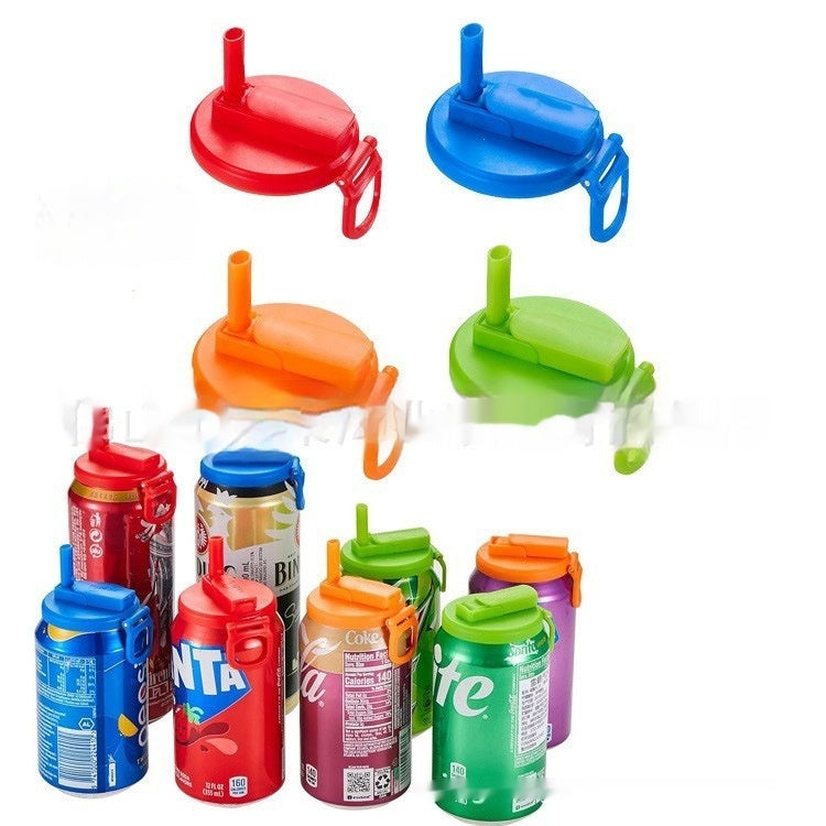 Bouchon réutilisable pour canette de soda, bière, jus, etc. Compatible avec les canettes de Coca-Cola standard.