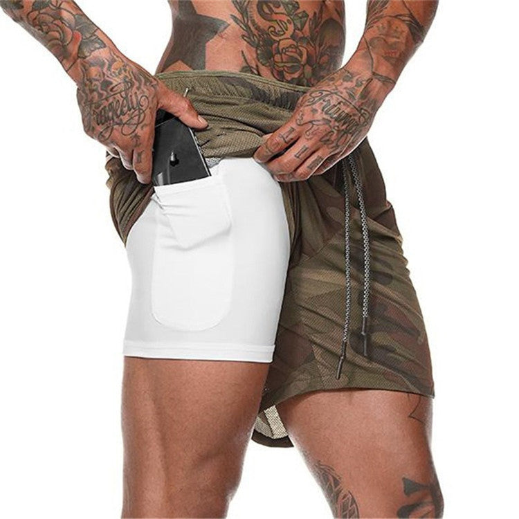 Short de compression à poches