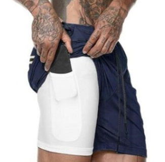 Short de compression à poches