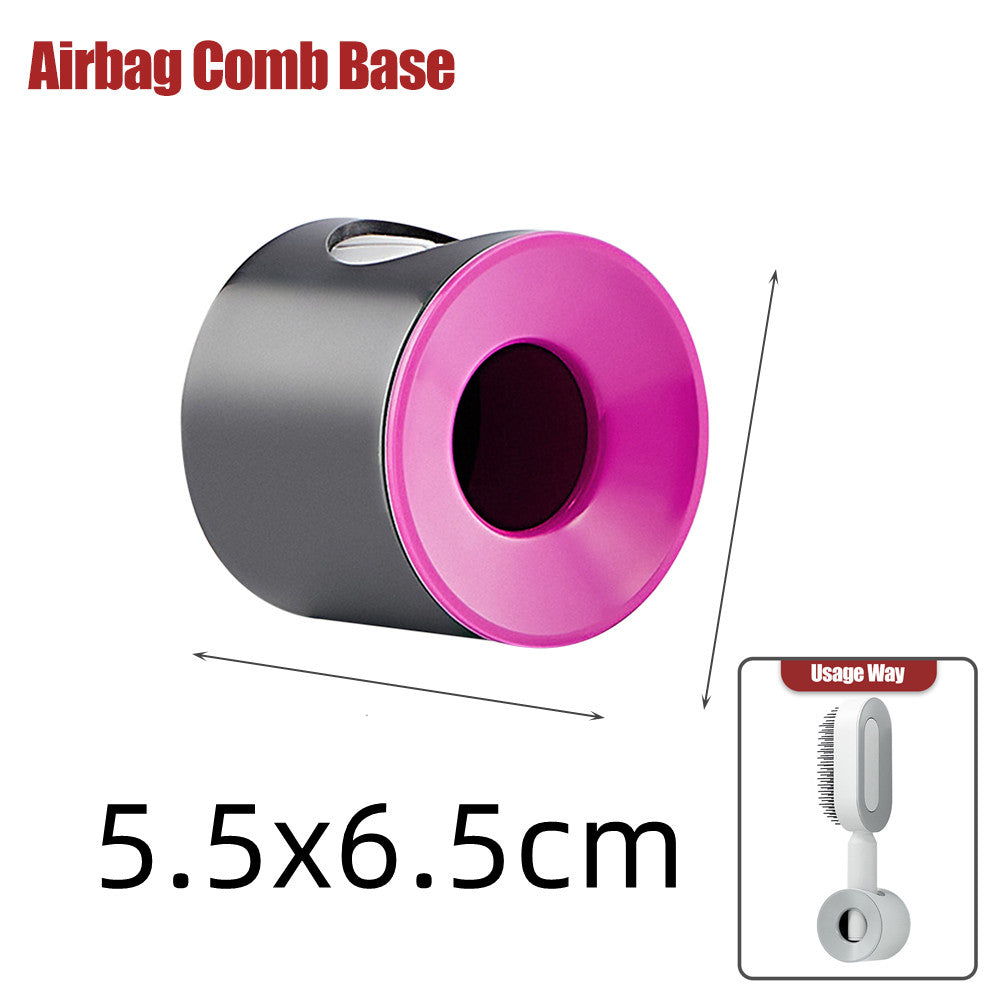 Brosse à cheveux autonettoyante pour femmes, nettoyage en une seule étape, anti-chute de cheveux, massage du cuir chevelu par airbag, peigne antistatique.