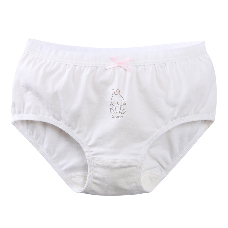 Culotte triangle en coton pour filles - Motifs amusants