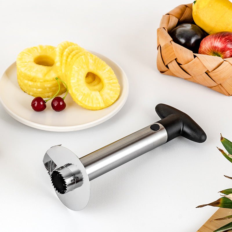 Éplucheur à ananas rotatif en acier inoxydable 304
