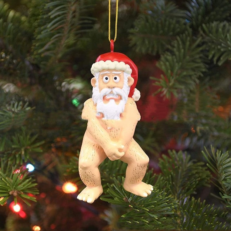 Décoration en résine Père Noël nu