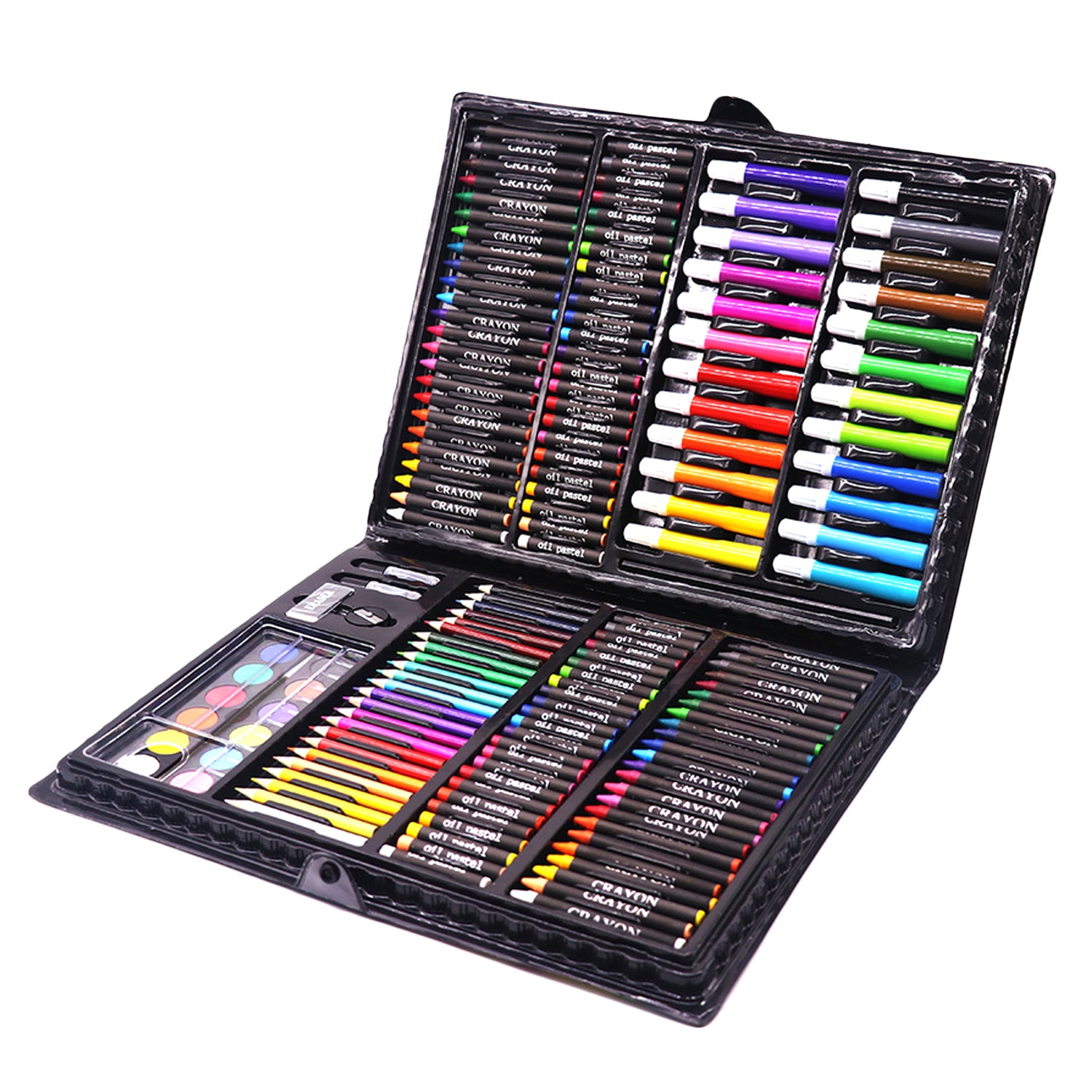 Coffret de peinture, fournitures scolaires, ensemble de pinceaux, coffret de pastels à l'huile, ensemble de stylos aquarelle