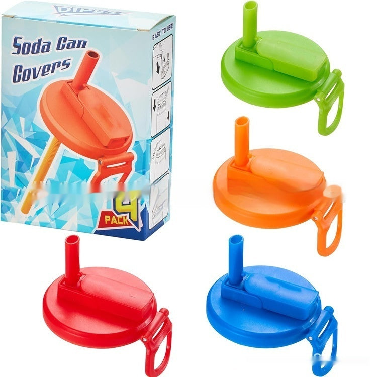 Bouchon réutilisable pour canette de soda, bière, jus, etc. Compatible avec les canettes de Coca-Cola standard.
