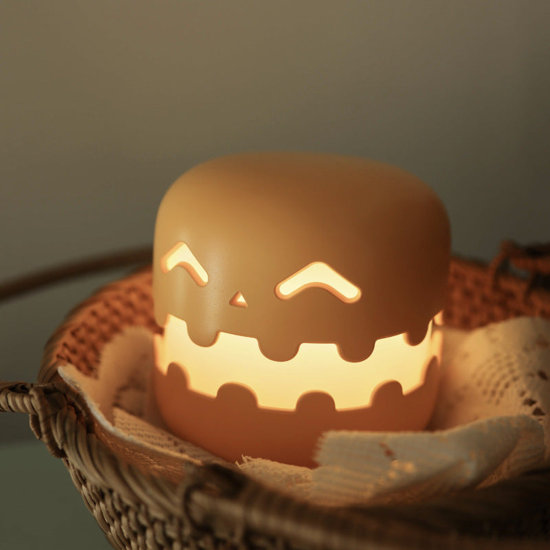 Lampe citrouille de chevet, décoration d'Halloween amusante, lumière d'ambiance pour chambres et salons, cadeau d'anniversaire pour enfants, décorations d'Halloween