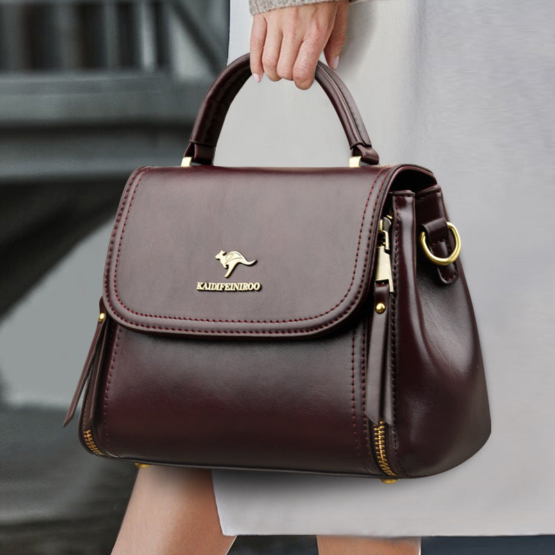 Sac cabas et sac bandoulière rétro haut de gamme texturé