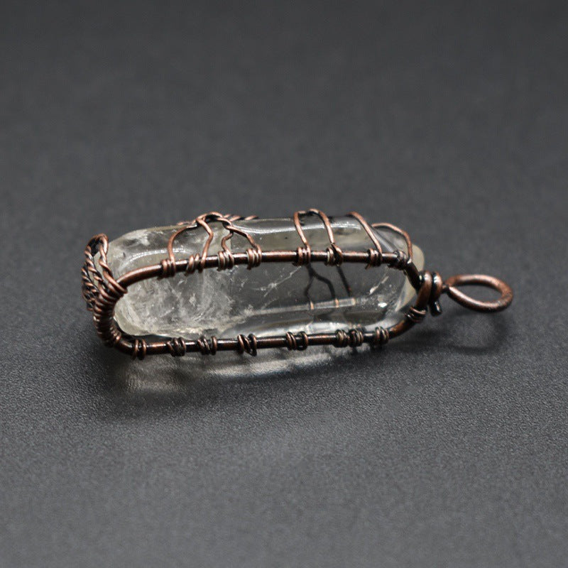 Pendentif Arbre de Vie en Cristal et Pierre, un bijou tendance très en vogue
