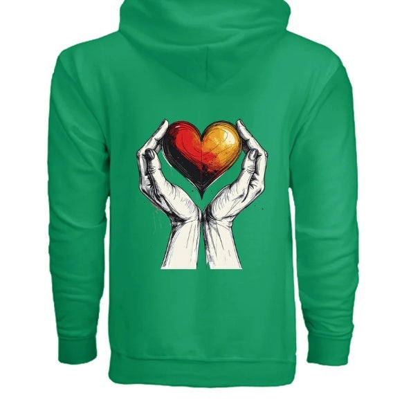 Sweat à capuche imprimé à lettres, coupe ample, unisexe, idéal pour le printemps et l'automne