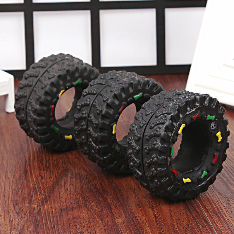 Jouets pour chiens à colle Small Tire Pet Vociations