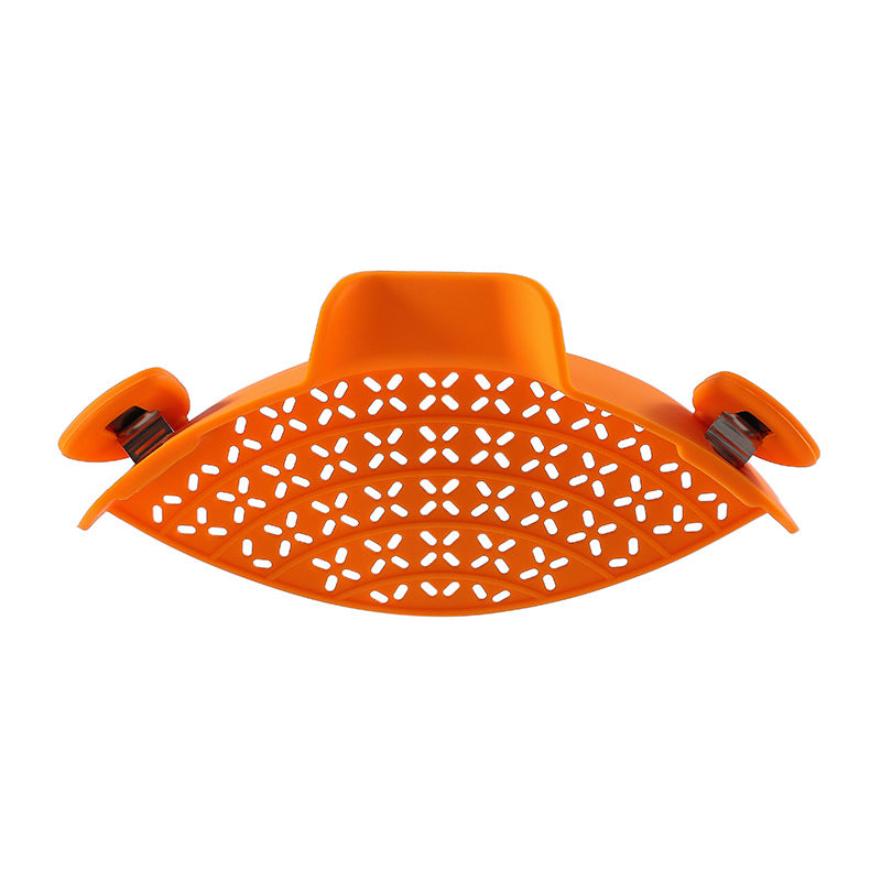 Bouchon d'égouttage latéral en silicone pour casserole, accessoire de cuisine