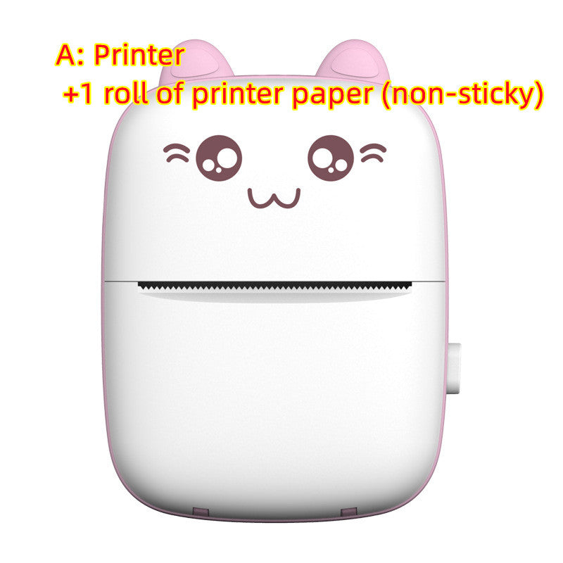 Mini imprimante portable Bluetooth WiFi, nouvelle imprimante pour téléphone portable, impression de photos et de titres, impression rapide, imprimante d'étiquettes d'erreur pour étudiants.