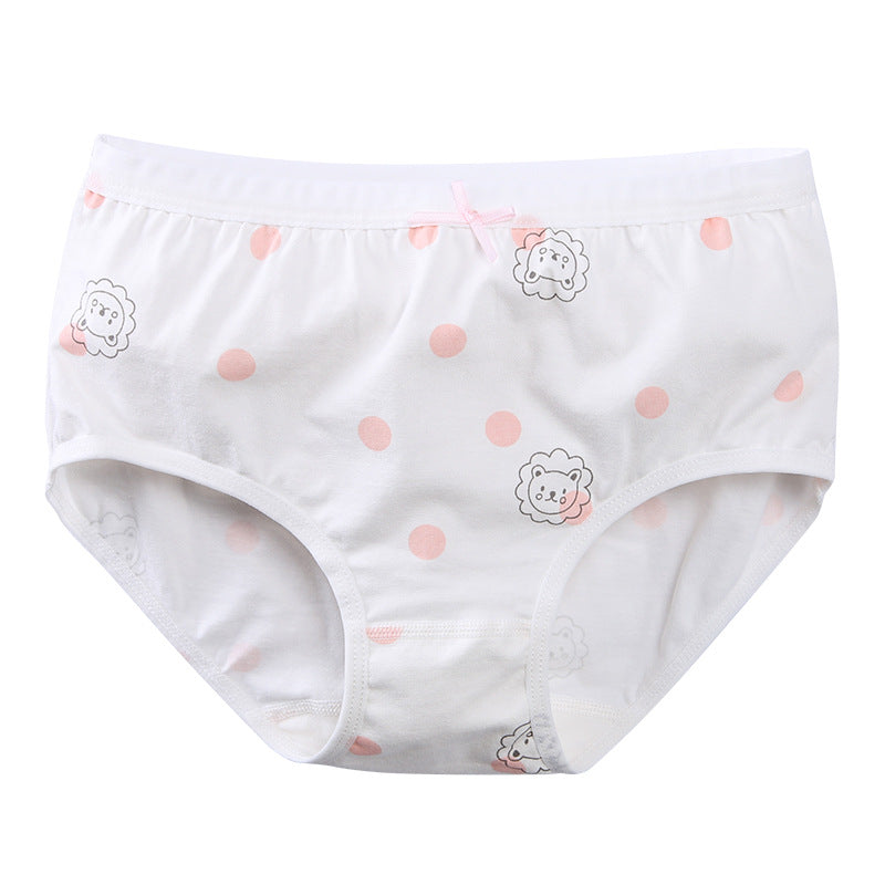 Culotte triangle en coton pour filles - Motifs amusants