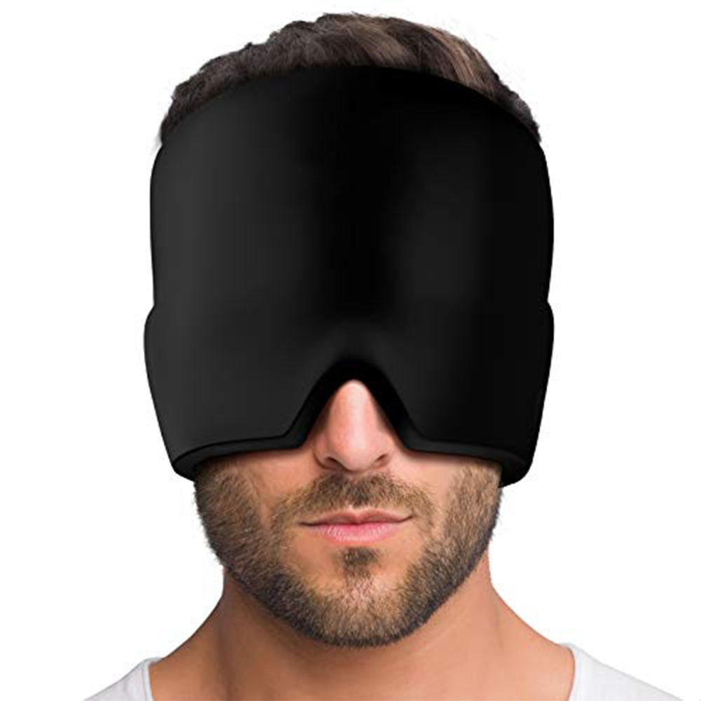 Bonnet anti migraine, thérapie par le froid, produits pour soulager la migraine, bandeau confortable, masque oculaire glacé pour les yeux gonflés