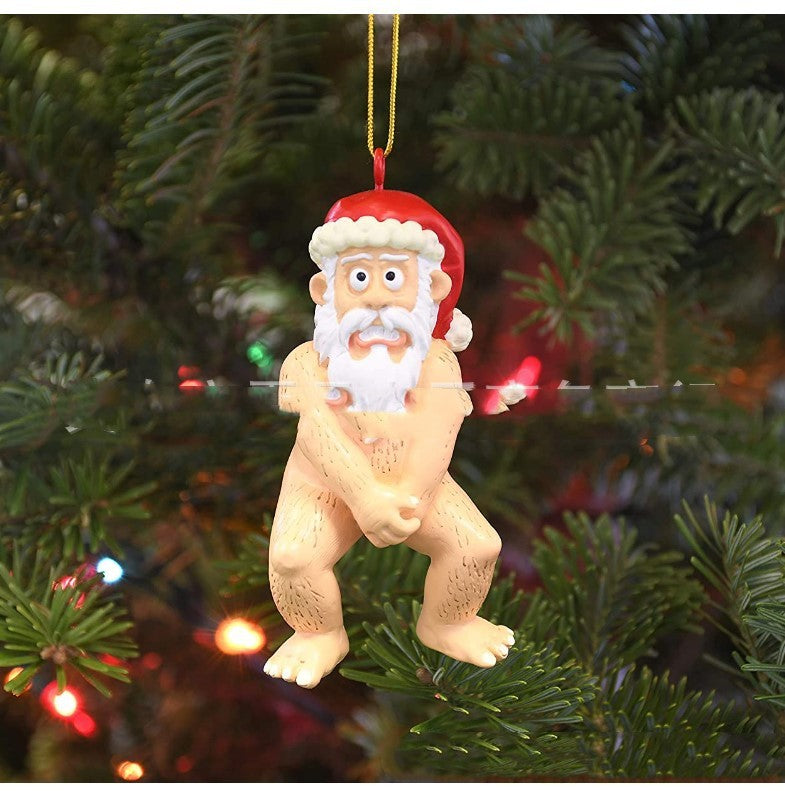 Décoration en résine Père Noël nu