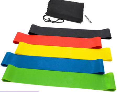Bandes élastiques de yoga et fitness - Lot de 5