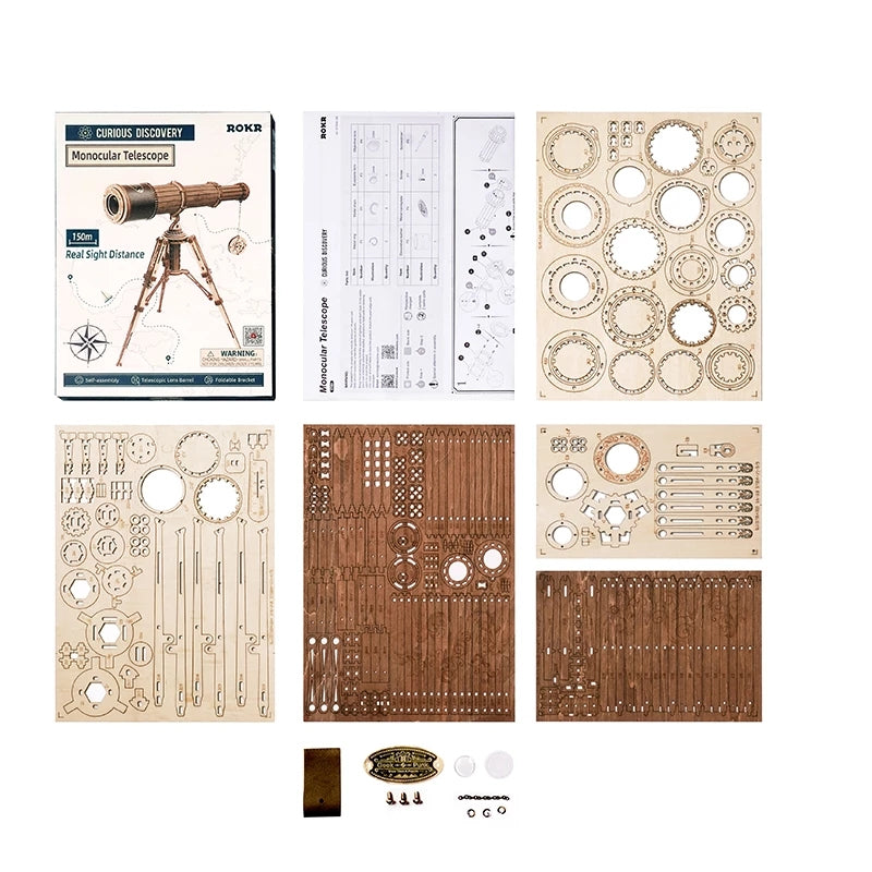 Jeu de puzzle 3D en bois à assembler - Jouet pour enfants