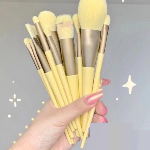 Ensemble de 13 pinceaux de maquillage : pinceau correcteur, pinceau blush, pinceau poudre, pinceau fard à paupières, pinceau highlighter, pinceau fond de teint, outils de beauté cosmétiques