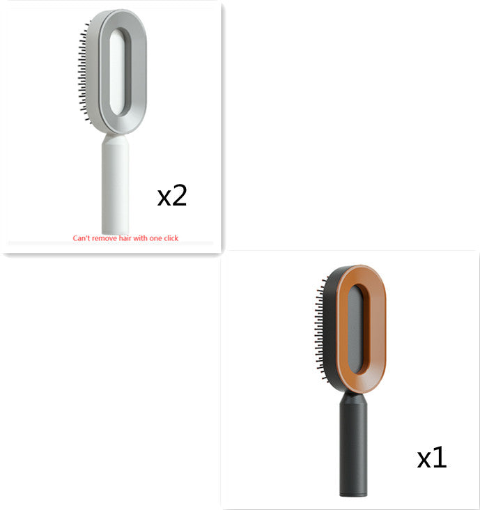 Brosse à cheveux autonettoyante pour femmes, nettoyage en une seule étape, anti-chute de cheveux, massage du cuir chevelu par airbag, peigne antistatique.