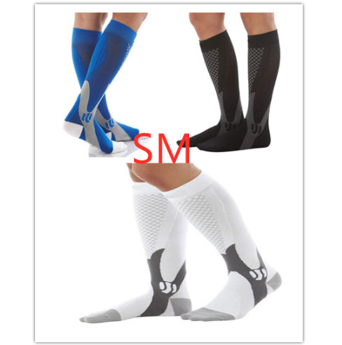 Chaussettes de compression pour hommes et femmes, coupe athlétique graduée optimale, idéales pour la course, les voyages en avion et pour améliorer l'endurance, la circulation et la récupération.