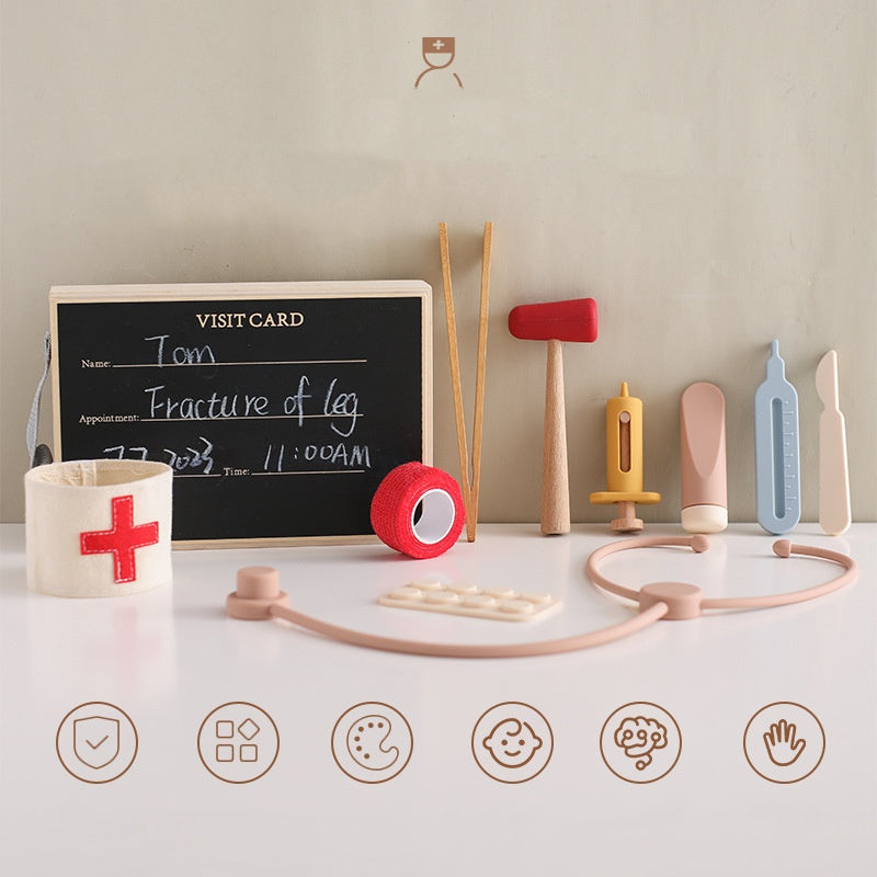 Maison de jeu pour enfants Petit Docteur Jouet Stéthoscope Jouet éducatif