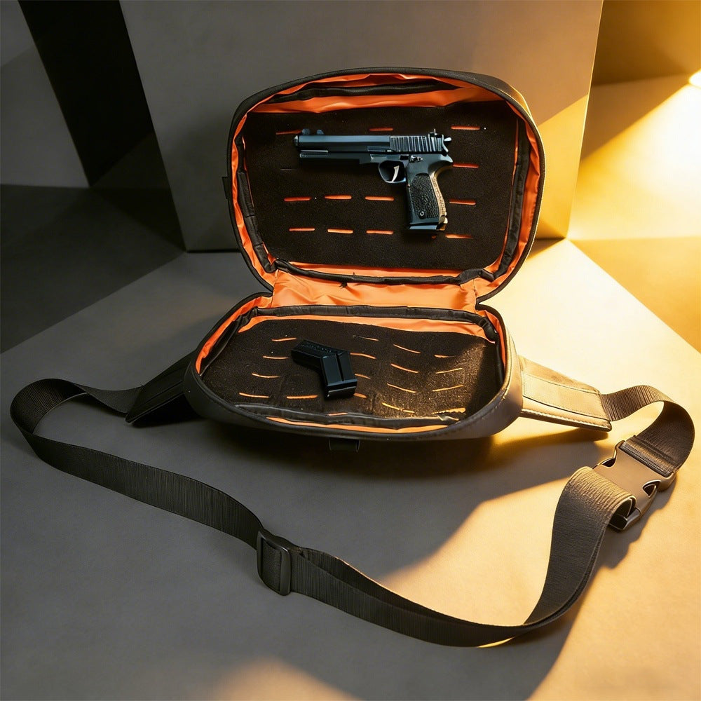 Étui magnétique à dégagement rapide pour homme, sac bandoulière à ouverture rapide en tissu Oxford