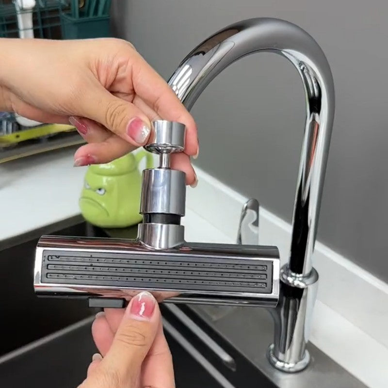 Robinet de cuisine à cascade, anti-éclaboussures, universel, rotatif, multifonctionnel, rallonge, accessoires de cuisineRobinet