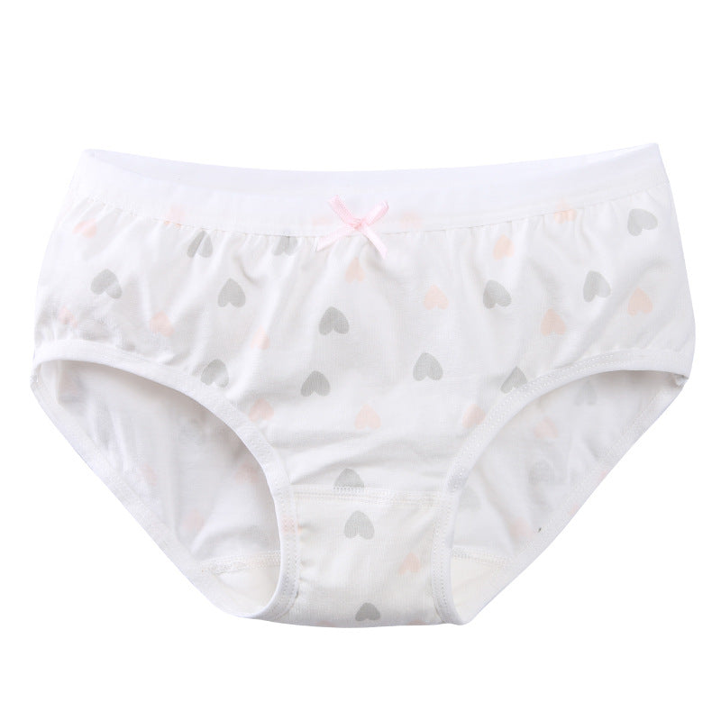 Culotte triangle en coton pour filles - Motifs amusants