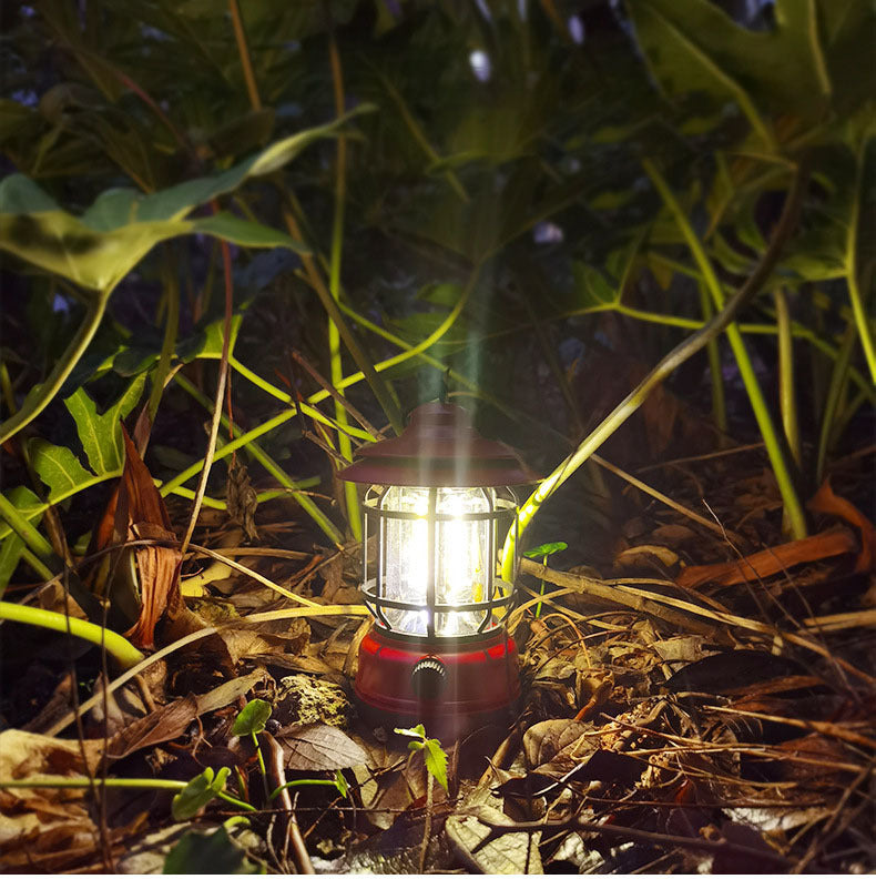 Lampe d'ambiance LED de recharge pour le camping en extérieur