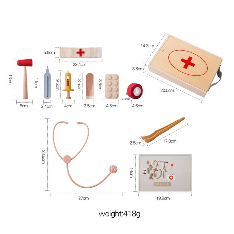 Maison de jeu pour enfants Petit Docteur Jouet Stéthoscope Jouet éducatif