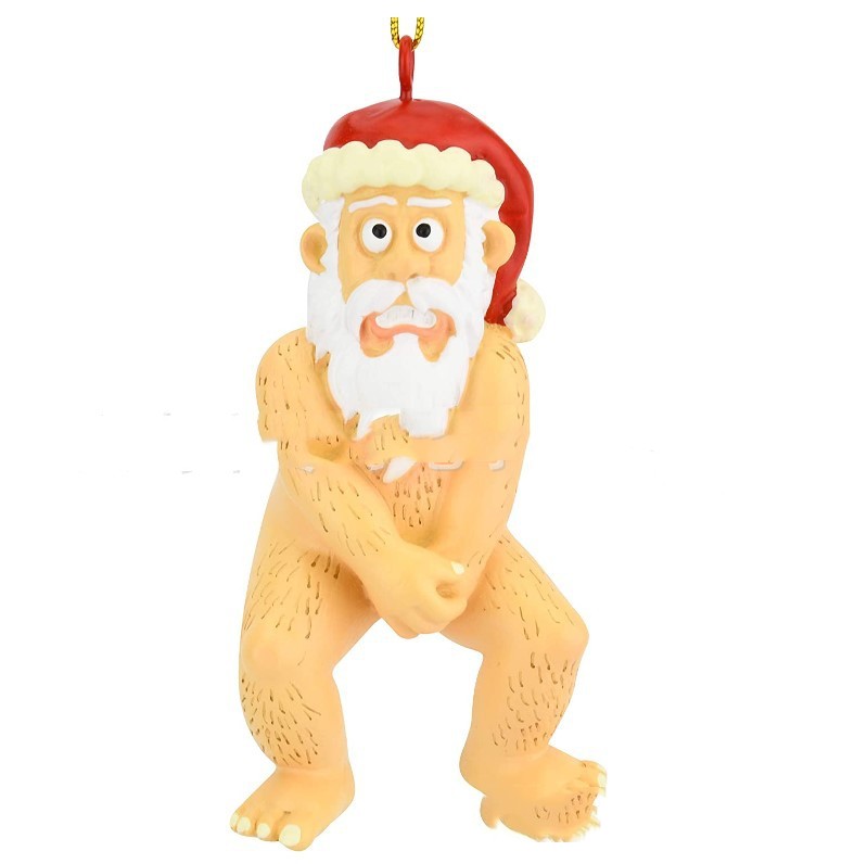 Décoration en résine Père Noël nu