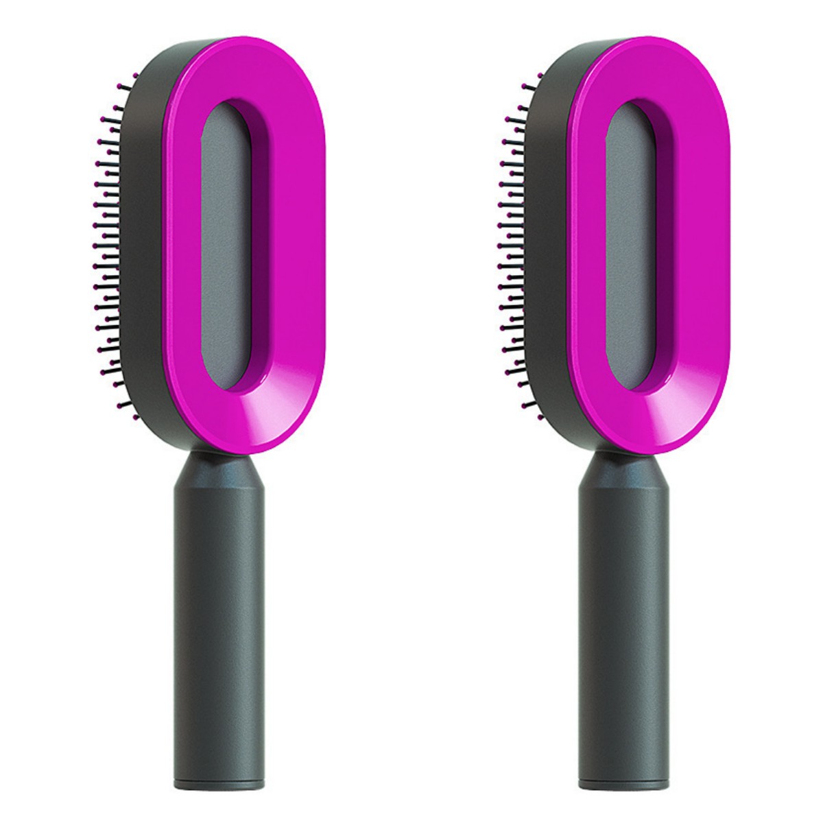 Brosse à cheveux autonettoyante pour femmes, nettoyage en une seule étape, anti-chute de cheveux, massage du cuir chevelu par airbag, peigne antistatique.