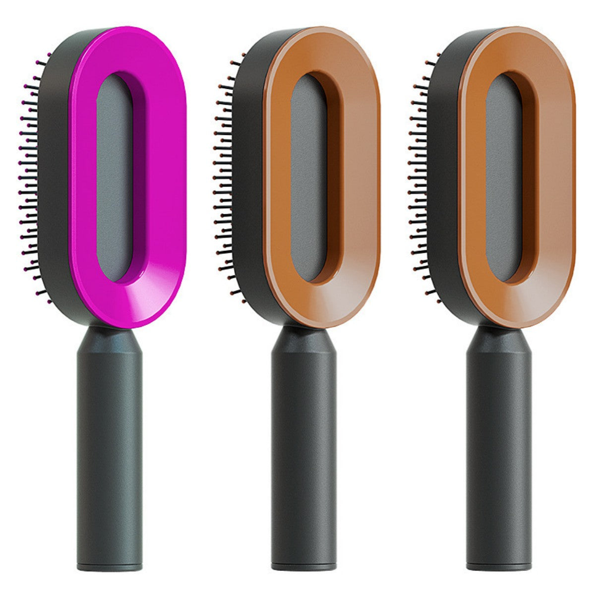 Brosse à cheveux autonettoyante pour femmes, nettoyage en une seule étape, anti-chute de cheveux, massage du cuir chevelu par airbag, peigne antistatique.