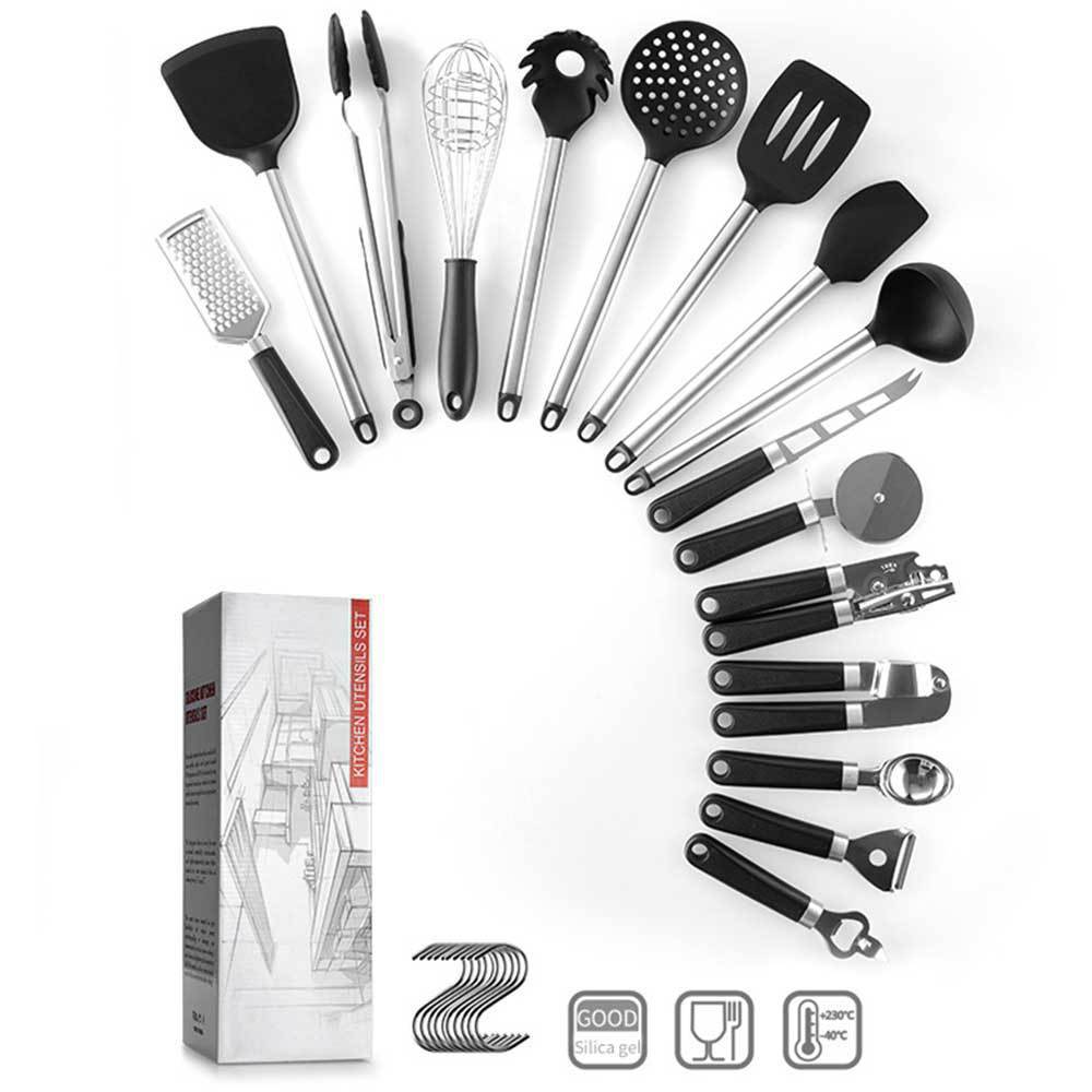 Ensemble de spatules et cuillères en silicone pour la cuisine