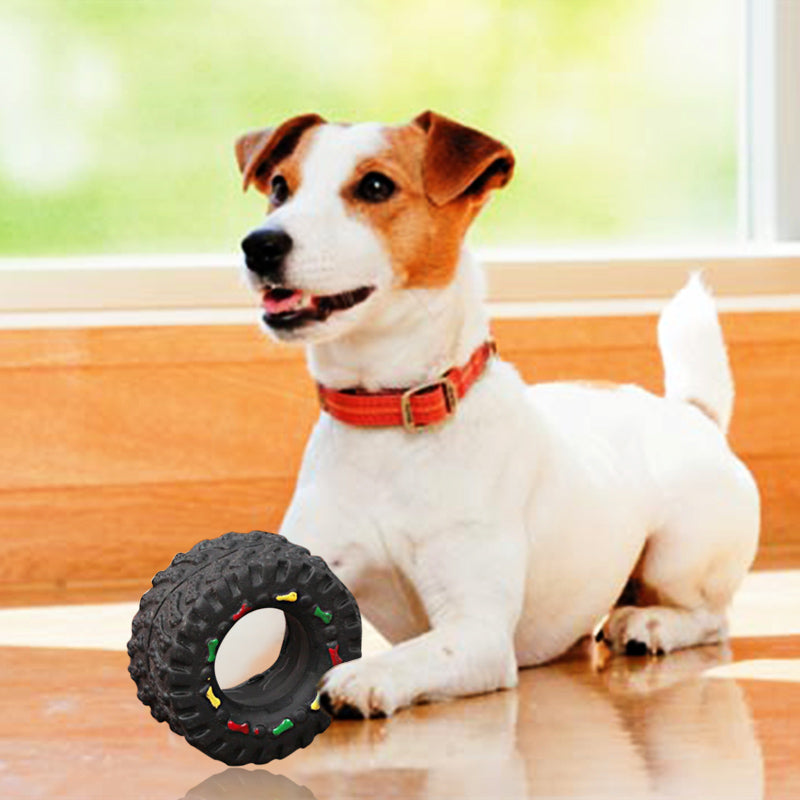 Jouets pour chiens à colle Small Tire Pet Vociations