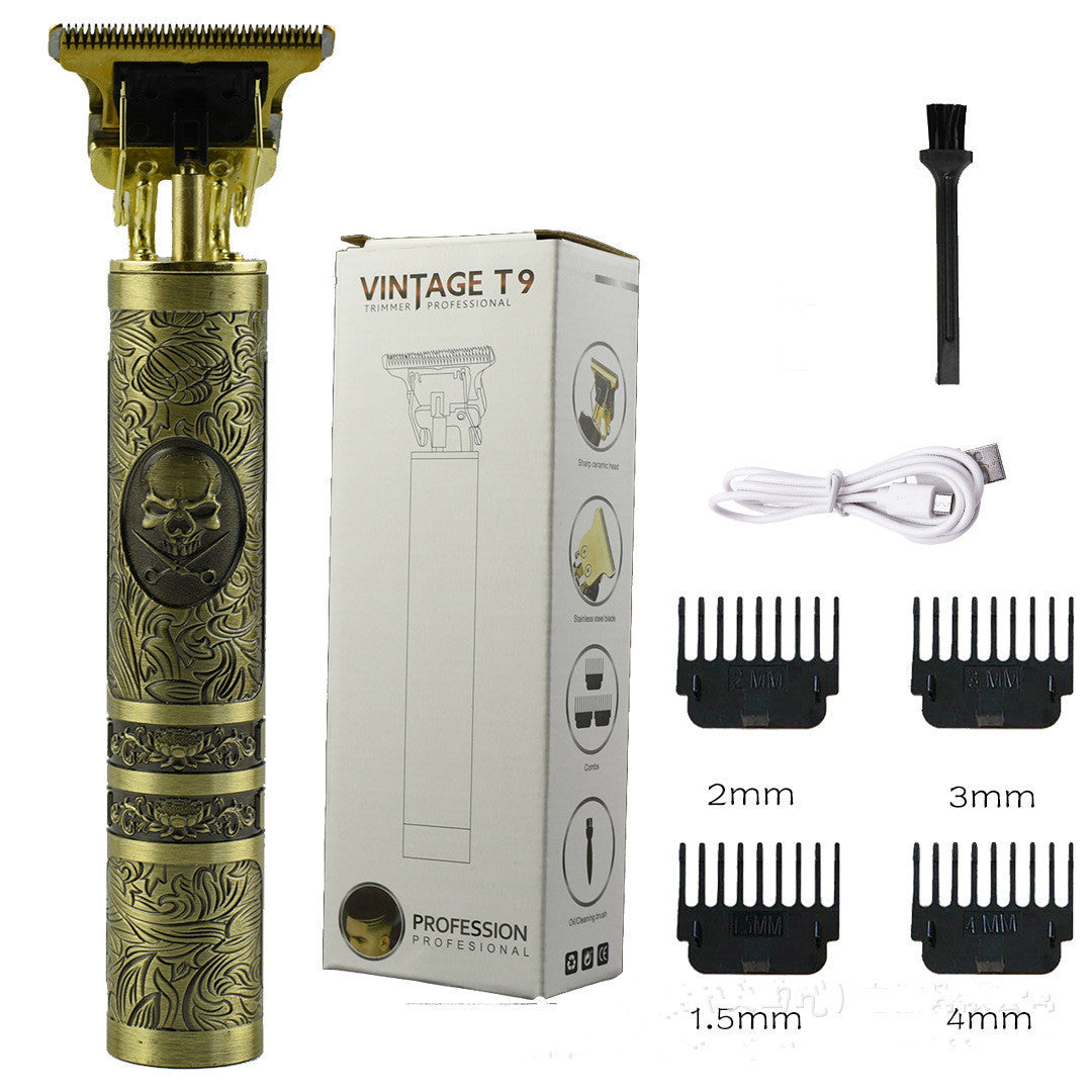 Tondeuse à cheveux sans fil rechargeable pour hommes - Lame titane